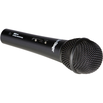 On-Stage AS400V2 Micrófono Dinámico Vocal Hipercardioide con Switch y Cable XLR 20'