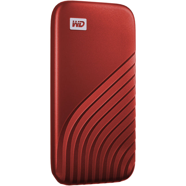 WD 2TB My Passport SSD SSD portátil USB 3.2 Gen 2 tipo C 1050 MB/s rojo