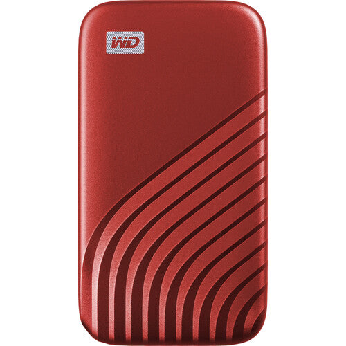 WD 2TB My Passport SSD SSD portátil USB 3.2 Gen 2 tipo C 1050 MB/s rojo