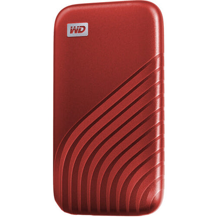 WD 2TB My Passport SSD SSD portátil USB 3.2 Gen 2 tipo C 1050 MB/s rojo