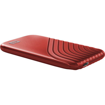 WD 2TB My Passport SSD SSD portátil USB 3.2 Gen 2 tipo C 1050 MB/s rojo