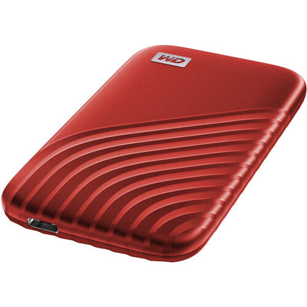 WD 2TB My Passport SSD SSD portátil USB 3.2 Gen 2 tipo C 1050 MB/s rojo