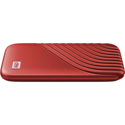 WD 2TB My Passport SSD SSD portátil USB 3.2 Gen 2 tipo C 1050 MB/s rojo