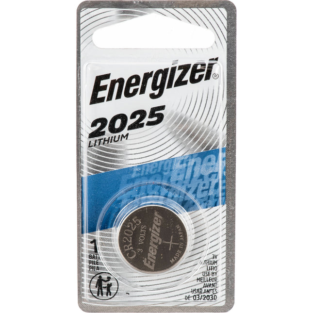 Energizer CR2025 Batería de Litio 3V para Dispositivos Pequeños 8 Años de Duración