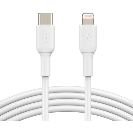 Belkin Boost Charge Cable Lightning a USB-C 1 Metro Certificado MFi Blanco