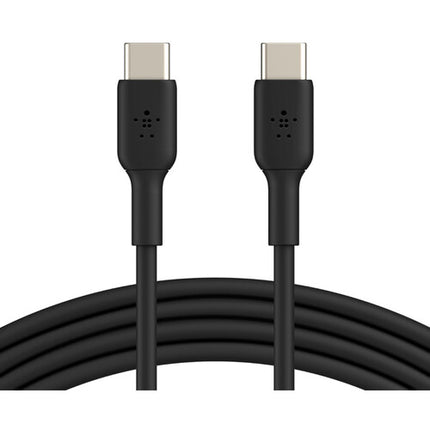 Belkin Boost Charge Cable USB Tipo-C 6.6 pies Negro Certificado USB IF