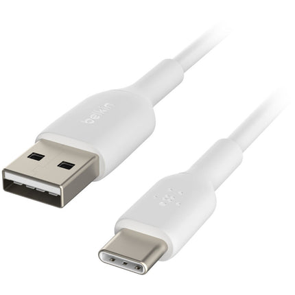 Belkin BoostCharge Cable USB-A a USB-C 6.6 Pies Blanco Certificado USB-IF