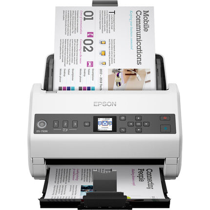 Epson DS-730N Escáner Documentos a Color Dúplex 600 dpi 80 ppm USB 3.0