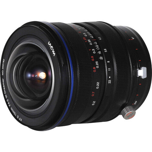 Venus Optics Laowa 15mm f4.5 Zero D objetivo Shift para Sony E con giro 360° y enfoque manual