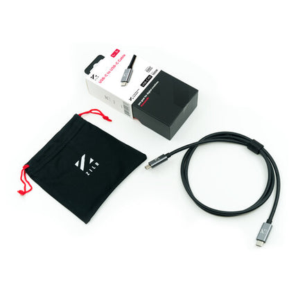 ZILR Cable USB 3.2 Gen 2 Tipo C a Tipo C 1 m 10 Gb/s 100W