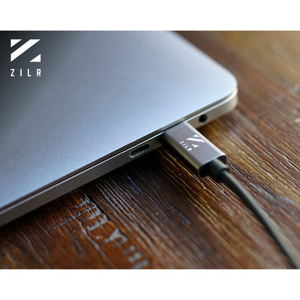 ZILR Cable USB 3.2 Gen 2 Tipo C a Tipo C 1 m 10 Gb/s 100W