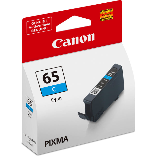 Canon CLI-65 Tanque de Tinta Cian para Impresora Fotográfica PIXMA PRO-200 inalámbrica