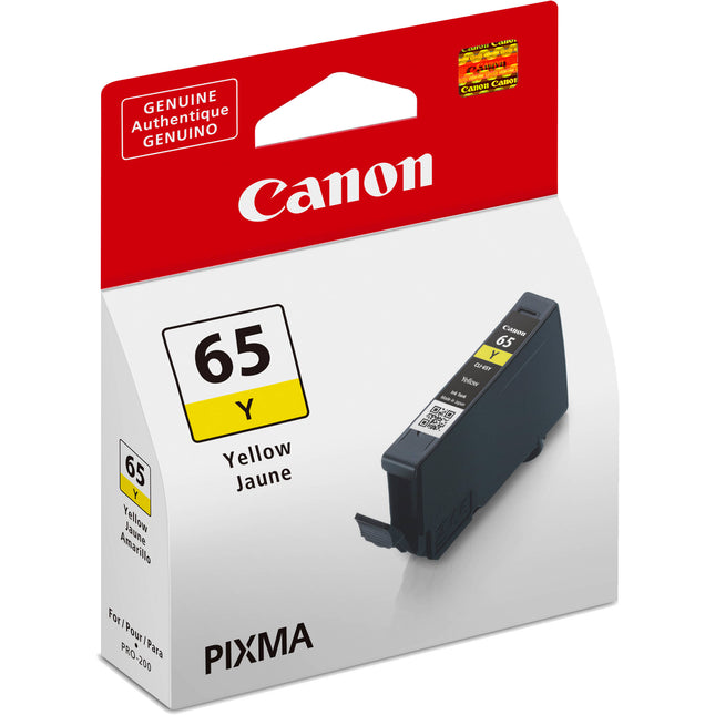 Canon CLI-65 Tanque de tinta amarilla para impresora fotográfica PIXMA PRO-200 inalámbrica