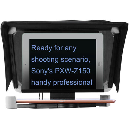 GVM Teleprompter TQ-M para Tablets y Smartphones Soporta hasta 10.5 pulgadas Control Remoto Bluetooth