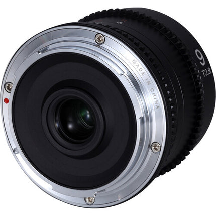 Venus Optics Laowa 9mm T2.9 Zero-D Lente Cine RF Montura 113° ángulo Vista