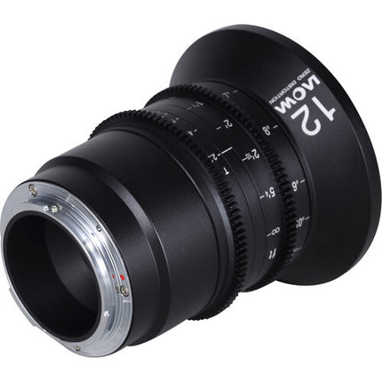 Venus Optics Laowa 12mm T2.9 Zero-D Lente Cine Canon RF 122° Ángulo 7 Pulgadas Enfoque Cercano