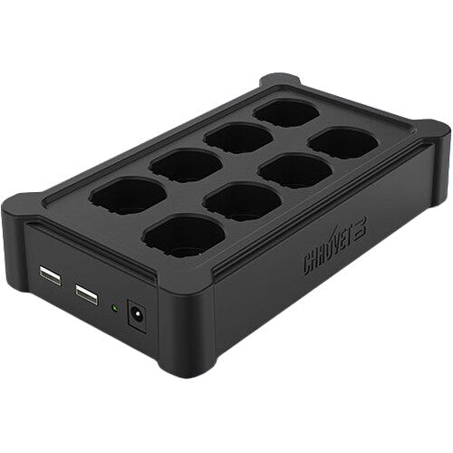 CHAUVET DJ D-Fi XLR Pack Sistema inalámbrico 165 pies con 3 receptores y cargador múltiple