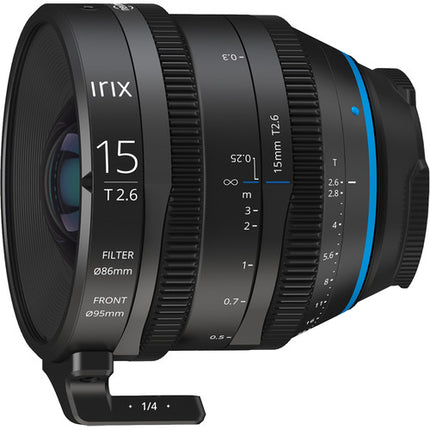 IRIX 15mm T2.6 Lente Cine Z-Mount Diámetro 95mm Círculo 43.3mm