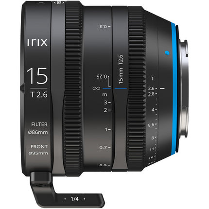 IRIX 15mm T2.6 Lente Cine Z-Mount Diámetro 95mm Círculo 43.3mm