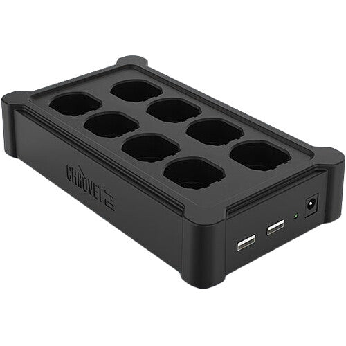 CHAUVET DJ D-Fi XLR Pack Sistema inalámbrico 165 pies con 3 receptores y cargador múltiple