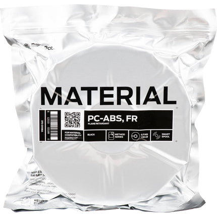 MakerBot Filamento Especializado PC-ABS Resistente al Fuego 0.71 kg 1.75 mm Negro