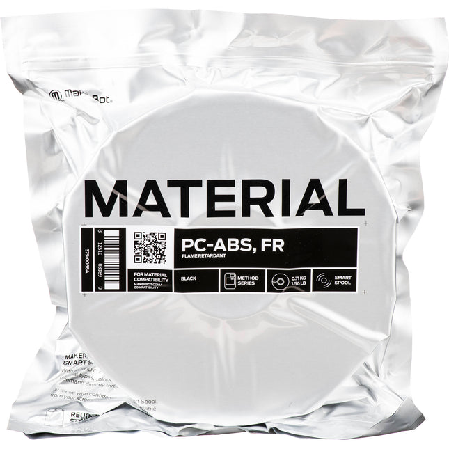 MakerBot Filamento Especializado PC-ABS Resistente al Fuego 0.71 kg 1.75 mm Negro