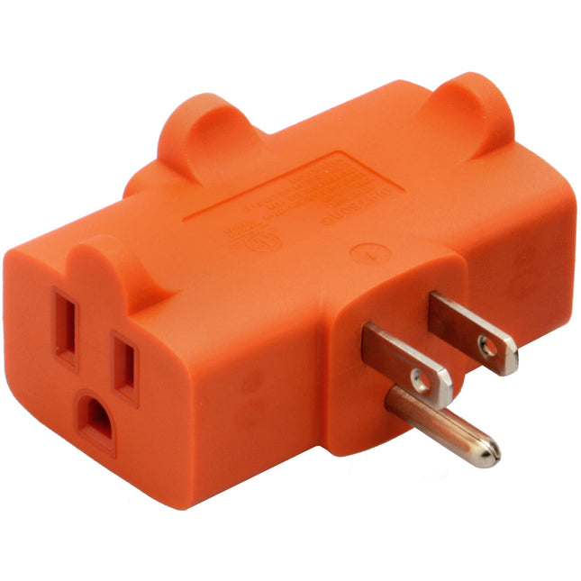 Watson A-PTT-OR Adaptador de Corriente Tri-Tap 3 Salidas 125V 15A