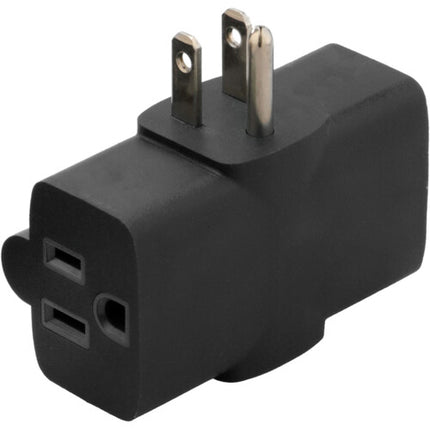 Adaptador de corriente Watson A-PTT-B Tri-Tap negro UL 125 VAC 15A