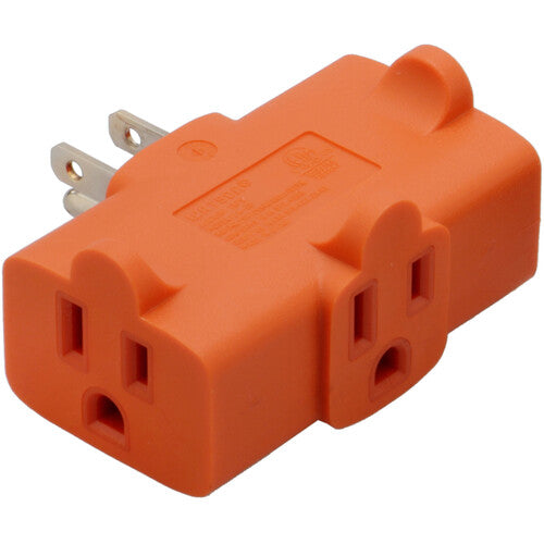Watson A-PTT-OR Adaptador de Corriente Tri-Tap 3 Salidas 125V 15A