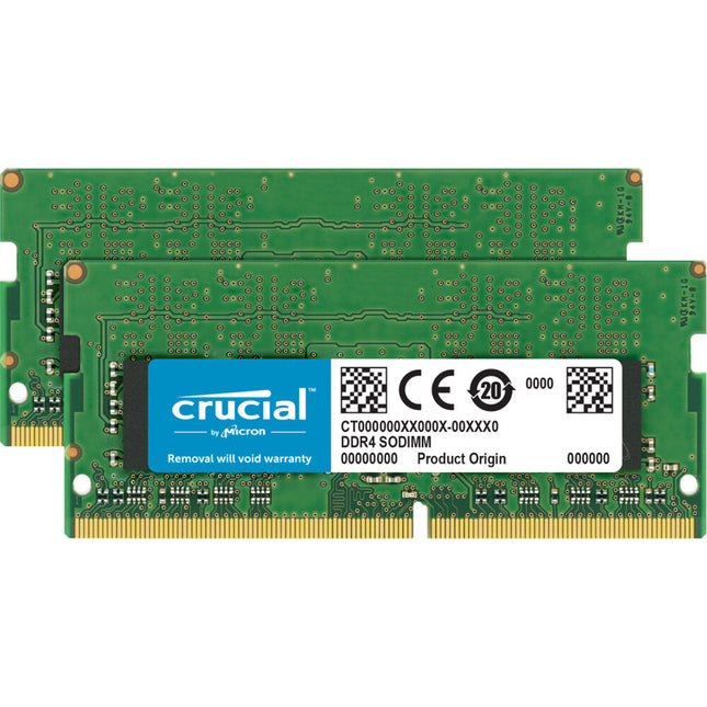 Crucial 64GB DDR4 3200 MHz SO-DIMM Memoria 2x32GB Dual Ranked