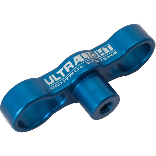 Perilla Ultraligera T para Abrazadera de Bola Tornillo 1/4"-20 Azul Ultra