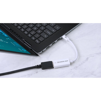 IOGEAR Adaptador USB Tipo-C macho a HDMI hembra 4K 60Hz Gen 1 Plug and Play