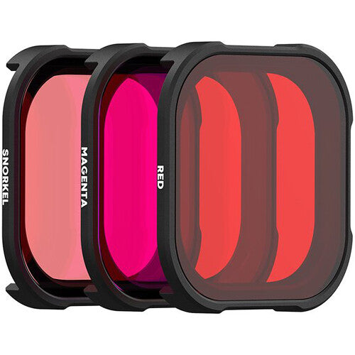 PolarPro DiveMaster Kit de 3 Filtros para GoPro HERO9/10/11 con Estuche de Almacenamiento