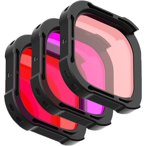 PolarPro DiveMaster Kit de 3 Filtros para GoPro HERO9/10/11 con Estuche de Almacenamiento