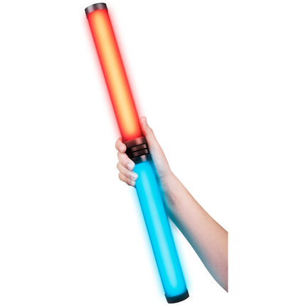 Nanlite PavoTube II 6C Tubo LED RGB 10" Kit 2 Luces Acoplables 183 Lux 2700-7500K