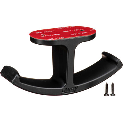 Auray HH-UD2 Soporte Bajo Mesa para Dos Audífonos 2 Pares Rubber