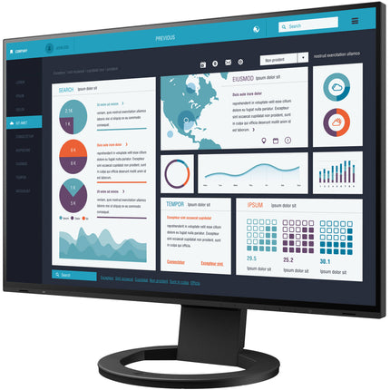 EIZO FlexScan EV2795FX-BK Monitor IPS 27" 2560x1440 USB Type-C Docking