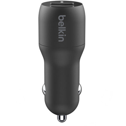 Cargador de coche Belkin Boost Charge 24W doble USB con cable USB-A Lightning