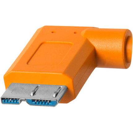 Tether Tools TetherPro Cable USB Tipo C a Micro USB 3.0 4.6m con Placa de Montaje