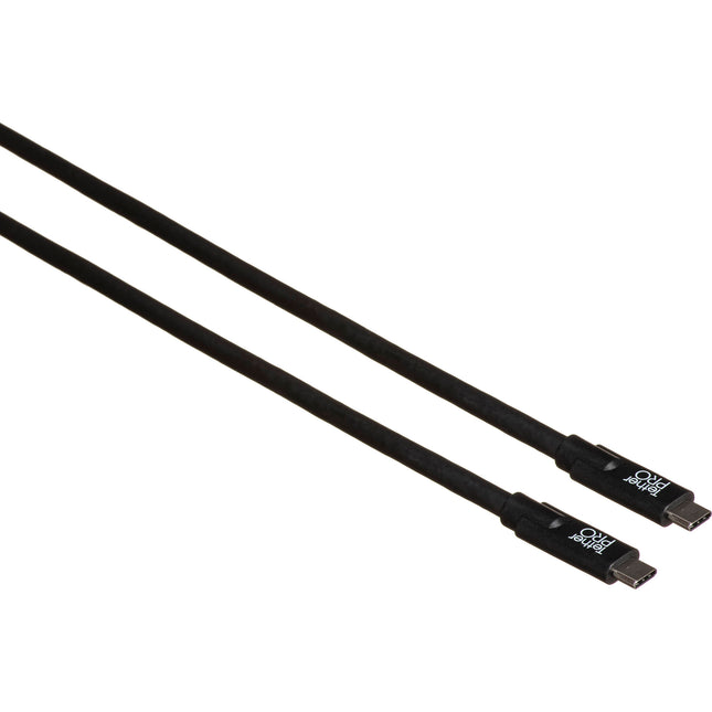 Tether Tools TetherPro Cable USB Tipo C Macho a Macho 6 pies 5 Gb/s Negro