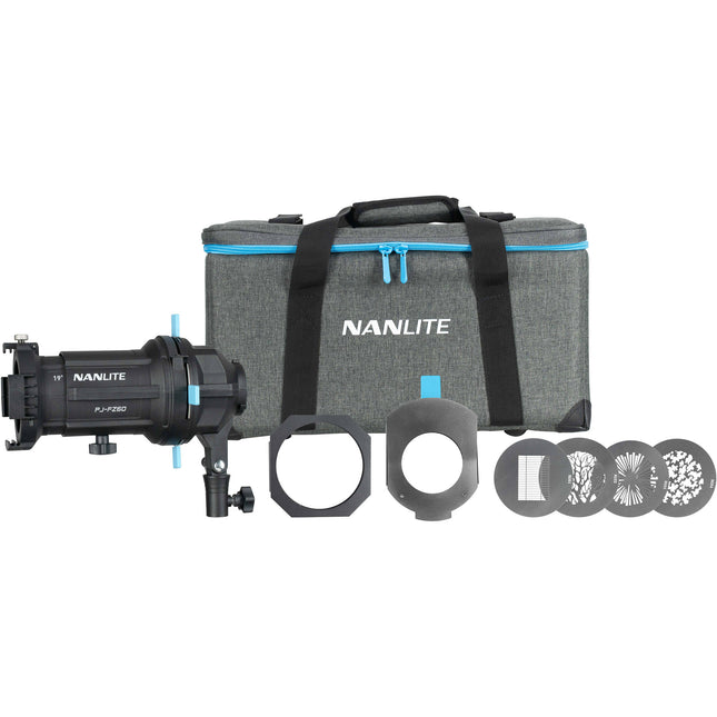 Nanlite Soporte Proyector para Forza 60 y 60B Ángulo 19º con Gobos y Portageles