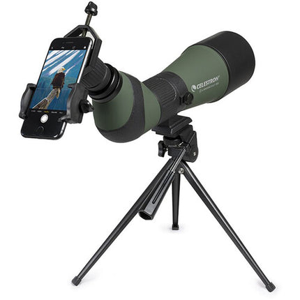 Celestron LandScout Telescopio terrestre 20-60x80 con trípode y adaptador móvil