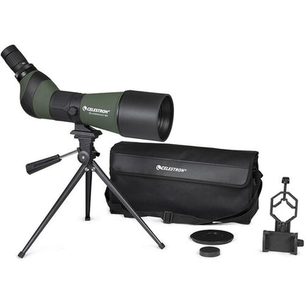 Celestron LandScout Telescopio terrestre 20-60x80 con trípode y adaptador móvil