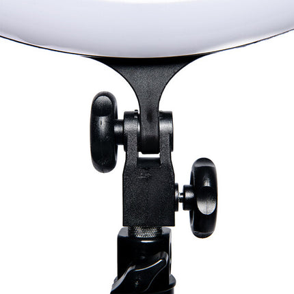 Savage Vlogger Kit de Iluminación Anular LED Bicolor 17" con Soporte y Fondo Reversible 5 x 7'