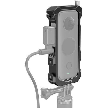 SmallRig Utility Frame para Insta360 ONE X2 con montaje doble y tapa de lente de silicona