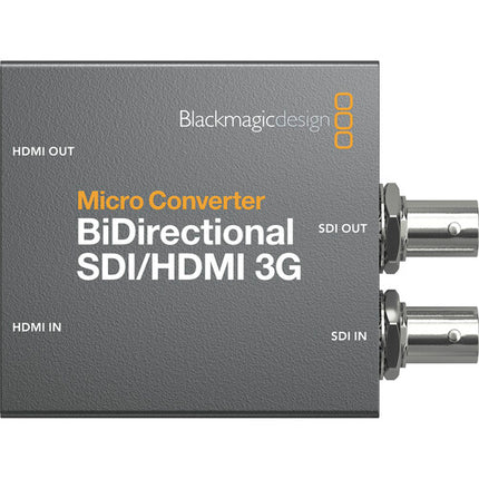 Blackmagic Design Micro Converter Bidireccional SDI HDMI 3G DCI 2K60 con Fuente de Alimentación