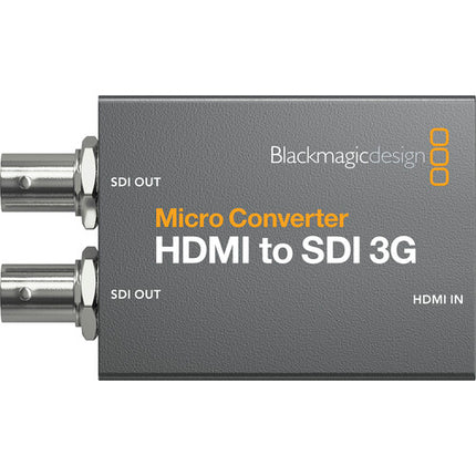 Blackmagic Design Micro Converter HDMI a SDI 3G con alimentación 1080p60 1 entrada 2 salidas
