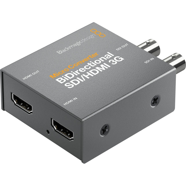 Blackmagic Design Micro Converter Bidireccional SDI HDMI 3G DCI 2K60 con Fuente de Alimentación