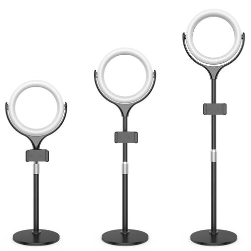 TRIGYN Ring Light Kit Luz Anillo 8 Pulgadas 10 Niveles Brillo Soporte Escritorio