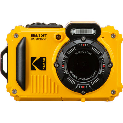 Kodak PIXPRO WPZ2 Cámara Digital Amarilla 16.35MP Zoom 4x Pantalla 2.7"